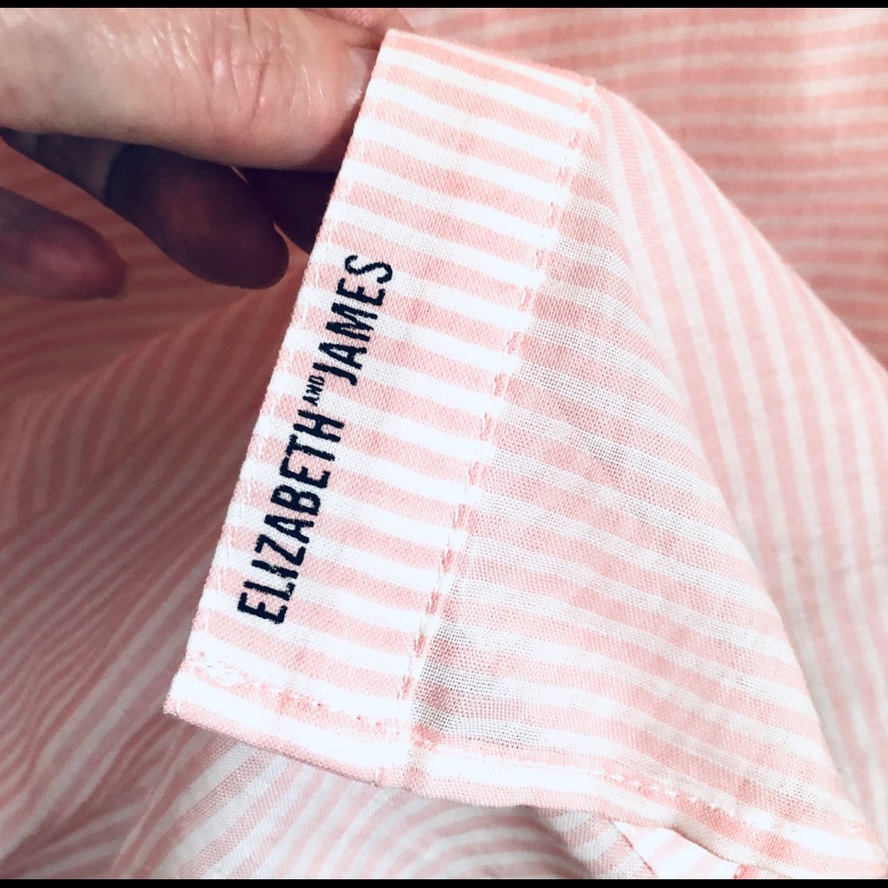 Elizabeth and James Carine Striped Cotton Blouse - Picture 5 of 6